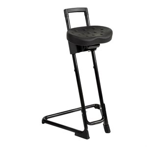 Sturdy ståstøttestol, drejbart sæde i PU-skum/2019